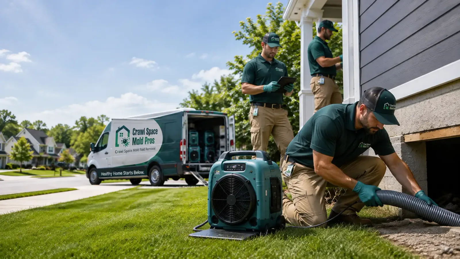 Crawl Space Mold Removal in Cambridge, IL